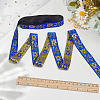 Ethnic Style Polyester Jacquard Ribbon OCOR-WH0078-478A-03-4