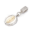 Brass Micro Pave Cubic Zirconia Pendants KK-S510-45GP-03-2