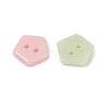 2 Hole Handmade Porcelain Beads PORC-R010-03-2