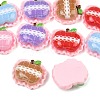 Opaque Resin Cabochons RESI-C067-01D-2