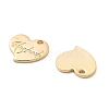 Brass Charms KK-G516-20G-2