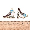 Alloy with Enamel Pendants PALLOY-Q467-04G-3