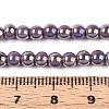 Electroplate Opaque Glass Beads Strands GLAA-T032-P4mm-AB15-4