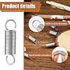 10Pcs Stainless Steel Tension Spring Hook AJEW-FH0006-13B-5