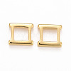 Eco-Friendly Brass Watch Band Clasps LS-KK-M225-32G-1