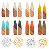 DIY Wooden Dangle Earring Making Kits DIY-OC0006-39-1