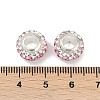 Alloy Rhinestone Clay Pave Beads ALRI-D300-02S-06-3