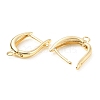 Brass Hoop Earring Finding KK-C024-15KCG-2