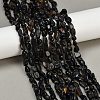 Dyed Natural Blue Tiger Eye Beads Strands G-Q060-D09-1
