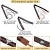 Fingerinspire 3 Strands 3 Style PU Imitation Leather Belt Ornament Accessories DIY-FG0003-17-2