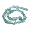 Raw Rough Natural Fluorite Beads Strands G-G116-B03-01-3