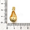 Rack Plating Brass Micro Pave Cubic Zirconia Pendants KK-L226-102G-B-3