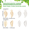 DICOSMETIC 120Pcs 4 Style Brass Charms KK-DC0001-17-2