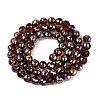Transparent Glass Beads Strands GLAA-Q107-02A-18-2