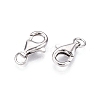 Anti-Tarnish 925 Sterling Silver Lobster Claw Clasps STER-N016-37P-2