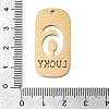 304 Stainless Steel Pendants STAS-D200-02G-G-3