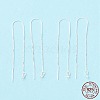 925 Sterling Silver Ear Thread with Peg Bails STER-P047-12S-1