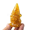 Resin with Natural Yellow Quartz Sculpture Display Decorations PW-WG71409-02-1