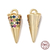 925 Sterling Silver Micro Pave Cubic Zirconia Charms STER-I010-12G-3