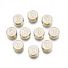 Alloy Enamel Beads X-ENAM-N052-006-01D-RS-1