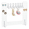   1 Set Transparent Acrylic Earring Display Stands EDIS-PH0001-20-8