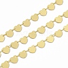 Handmade Brass Heart Link Chains CHC-F015-11G-2