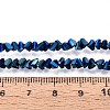 Electroplate Glass Beads Strands GLAA-N024-4mm-02-4