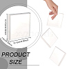 Square Transparent Acrylic Display Base DJEW-WH0034-50C-2