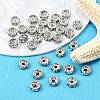 Brass Rhinestone Spacer Beads RB-A003-6MM-N-4