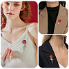 2Pcs Valentine's Day Rose Zinc Alloy Crystal Rhinestone Brooches JEWB-TADJ0001-02B-6