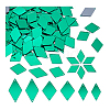300Pcs 3 Styles Acrylic Mirror Sew on Rhinestones FIND-PH0025-70B-6