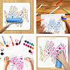 PET Hollow Out Drawing Painting Stencils DIY-WH0405-0067-4