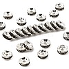 Brass Rhinestone Spacer Beads X-RSB036NF-03-1