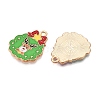 Christmas Theme Alloy Enamel Pendants ENAM-T020-10F-1