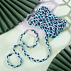 3-Ply Polyester Braided Cord OCOR-WH0060-80B-4