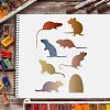 Large Plastic Reusable Drawing Painting Stencils Templates DIY-WH0202-185-6