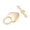 Brass Toggle Clasps KK-K391-18G-3