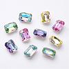 K9 Glass Rhinestone Cabochons GLAA-D001-06-1