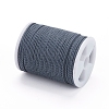 Round Waxed Polyester Cord X-YC-G006-01-1.0mm-17-3