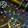 AHADERMAKER 60Pcs 6 Colors Opaque Acrylic Beads PACR-GA0001-01B-4