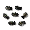 Handmade Foil Lampwork Fish Beads FOIL-Z001-01B-1