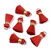 Handmade Polycotton(Polyester Cotton) Tassel Decorations FIND-R092-05-1