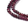 Natural Garnet Beads Strands G-H079-A01-02B-4