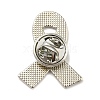 AIDS Awareness Ribbon Enamel Pins JEWB-G025-01P-01-2