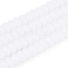 Opaque Spray Painted Glass Beads GLAA-ZX008-4mm-18G-3