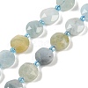 Natural Aquamarine Beads Strands G-C116-A22-01C-2