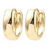 Brass Thick Hoop Earrings EJEW-I289-50A-KCG-1