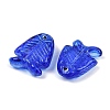 Transparent Glass Enamel Beads LAMP-U004-06N-4