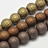 Electroplate Non-magnetic Synthetic Hematite Beads Strands G-I175-19-1