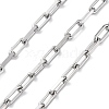 304 Stainless Steel Paperclip Chains CHS-M009-06P-03-1